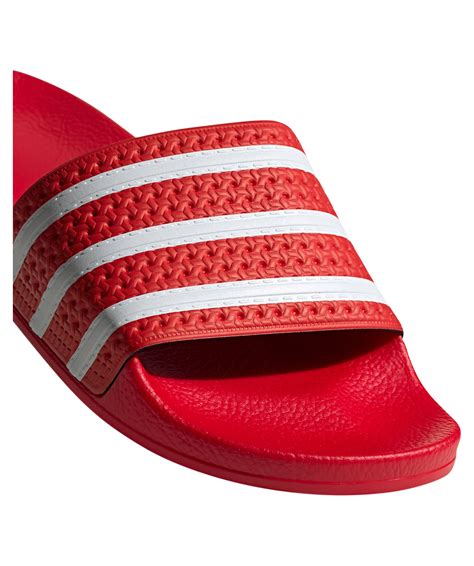 adidas badeschuhe damen rot